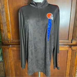 NFL Team Apparel Cleveland Browns Long Sleeve Shirt Mens Large